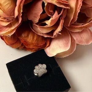 Pandora Silver Sparkling Paw Print Charm
